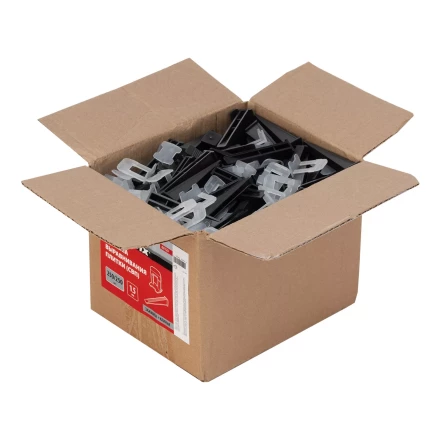 Комплект зажим + клин для системы выравнивания плитки СВП Ворота, 250/250 шт. в коробе Matrix 88120 купить в Уфе