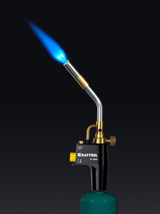 Blue Fire  KF-9000  горелка для МАПП / MAPP газа,  с пъезоподжигом,  на баллон c резьбовым соединением US 1, 2000°C 55510 купить в Уфе