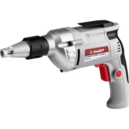 Шуруповерт ЗУБР сетевой, макс. диаметр крепежа 6мм, 0-4000об/мин, патрон HEX 1/4&quot;, 730Вт ЗСШ-730 купить в Уфе