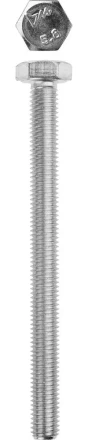Болт ЗУБР "МАСТЕР" с шестигранной головкой, ГОСТ 7798-70, класс прочности 5.8, оцинкованный, M10x120мм, 5кг 303080-10-120 купить в Уфе