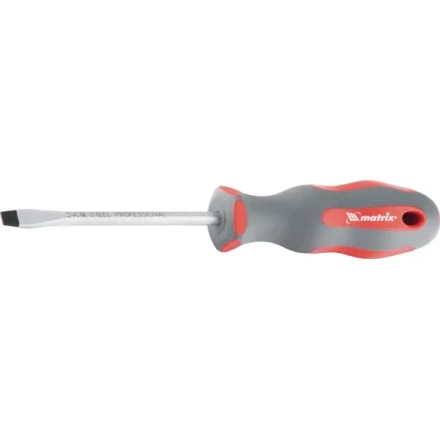 Отвертка Profi SL8 х 200 мм SVСM двухкомпонентная рукоятка Matrix 11982 купить в Уфе