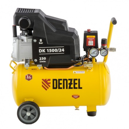 Компрессор воздушный Denzel DK1500/24 Х-PRO 58063 купить в Уфе