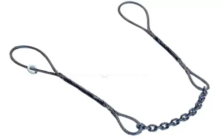 Строп комбинированный 2 т L=5.5 м L цепи=1.2 м заплет купить в Уфе