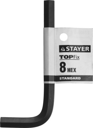Ключ имбусовый STAYER &quot;STANDARD&quot;, сталь, черный, 8мм 27405-8 купить в Уфе