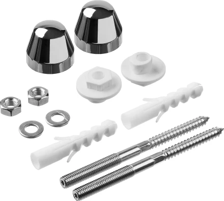 ЗУБР 14 мм, хром, набор для крепления раковин и писсуаров, Профессионал (44221) купить в Уфе