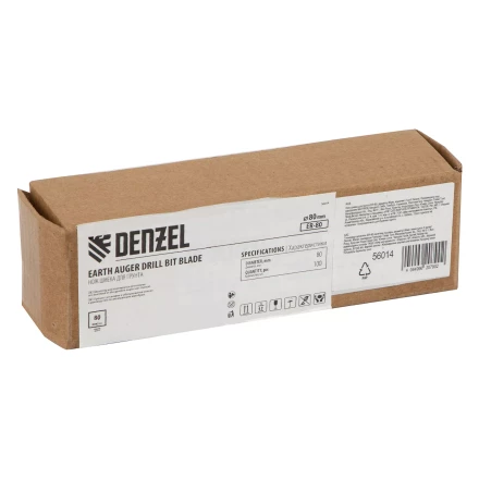 Нож шнека для грунта ER-80, диаметр 80 мм, комплект 2 шт Denzel 56014 купить в Уфе