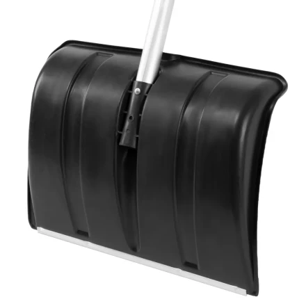 Лопата для уборки снега пластиковая, 470х350х1340 мм, алюминиевый черенок, Россия, Сибртех 61662 купить в Уфе