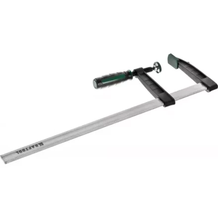 Струбцина, KRAFTOOL 32011-120-500, тип &quot;F&quot;, DIN 5117, двухкомпонентная ручка, 120х500мм 32011-120-500 купить в Уфе