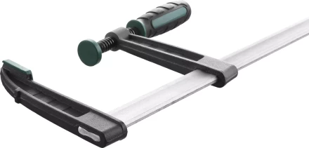 Струбцина, KRAFTOOL 32011-120-500, тип &quot;F&quot;, DIN 5117, двухкомпонентная ручка, 120х500мм 32011-120-500 купить в Уфе