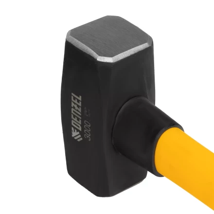 Кувалда 3000 г, кованая, фибергласовая  рукоятка c TPR покрытием, 880 мм Denzel 11022 купить в Уфе