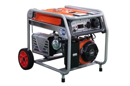 Генератор бензиновый TOR KM6500HA 5,0 кВт 220В с АВР, электростартером и колесами 1049608 купить в Уфе