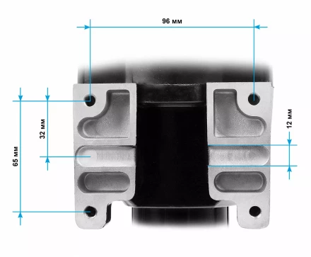 Двигатель алмазного бурения MESSER DM250E  260мм 4 кВт, 750 об/мин, с PRCD купить в Уфе