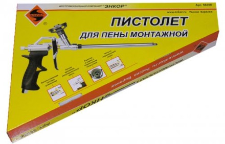 Пистолет для пены монтажной Энкор 56358 56358 купить в Уфе