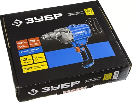 Дрель-миксер ЗДМ-820 РМ серия ПРОФЕССИОНАЛ купить в Уфе