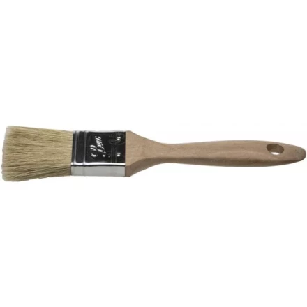 Кисть плоская STAYER "UNIVERSAL-LUX", светлая натуральная щетина, деревянная ручка, 25мм 01053-025 купить в Уфе