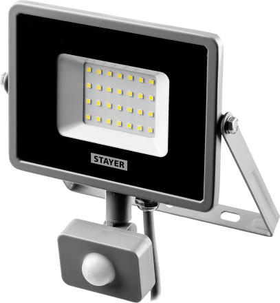 Прожектор LEDPro светодиодный, STAYER Profi 57133-30, датчик движения, 30Вт 57133-30 купить в Уфе