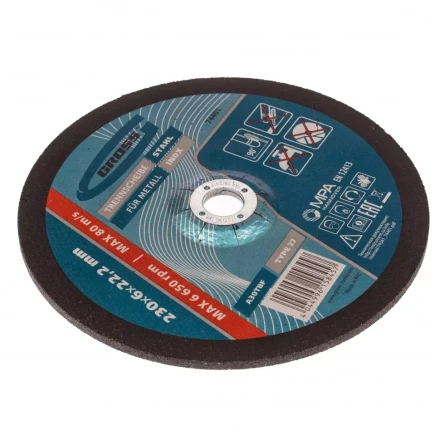 Круг шлифовальный по металлу 230 х 6,0 х 22,2мм Gross 74401 купить в Уфе