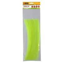 Леска для триммера "зубчатый квадрат" нарезанная 3 мм х 30 см 50 шт Flex cord Denzel 96104