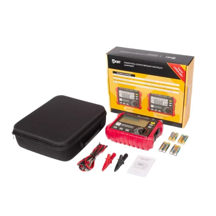 Тестер сопротивления изоляции до 200 ГОм КВТ KT 5205 PROLINE (89639) купить в Уфе