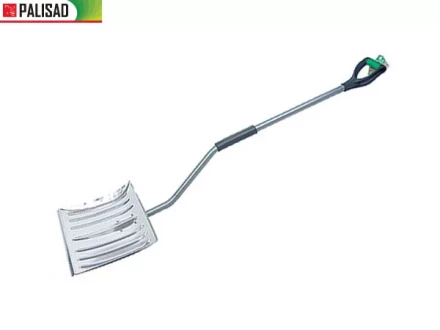 Лопата снеговая 465 х 340 мм метал. изогн. обрез черенок алюм. ковш  PALISAD 61573 купить в Уфе