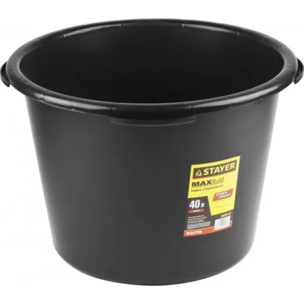Кадка STAYER &quot;MASTER&quot; строительная пластмассовая, 40л 06098-40 купить в Уфе