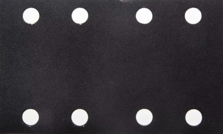 Лист шлиф. универс. URAGAN &quot;Оптимал. для тверд. пород дерева&quot; 8 отв. по линии, на липучке, для ПШМ, P180, 80х133мм, 10шт 907-22111-180-10 купить в Уфе