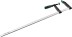 Струбцина, KRAFTOOL 32011-120-800, тип &quot;F&quot;, DIN 5117, двухкомпонентная ручка, 120х800мм 32011-120-800 купить в Уфе