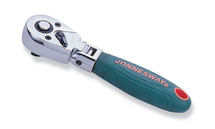 Трещотка короткая с шарниром 36 зубцов 1/4&quot;DR 125мм R4202 Jonnesway 48439 купить в Уфе