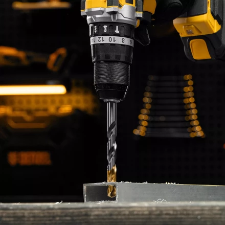 Сверло спиральное по металлу Denzel, 11 x 142 мм, Р6М5, Golden Tip, 718243 купить в Уфе