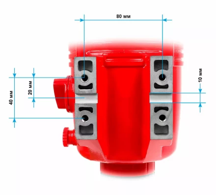 Двигатель алмазного бурения MESSER DM350Е  500мм 3,5 кВт, 360/750/1000 об/мин с PRCD купить в Уфе