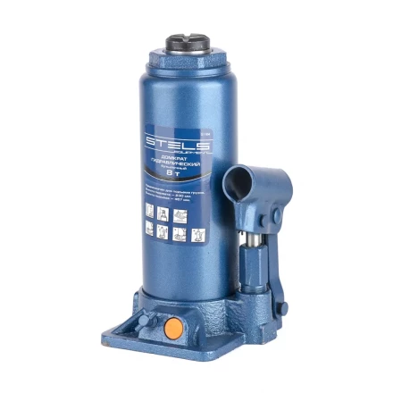 Домкрат гидравлический бутылочный 8 т h подъема 230–457 мм STELS 51104 купить в Уфе