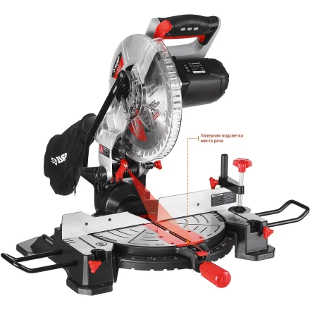 Пила торцовочная ЗПТ-255-1800 ЛМ2 серия МАСТЕР купить в Уфе
