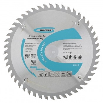 Пильный диск по дереву 230 x 32/30 x 48Т GROSS 73333 купить в Уфе