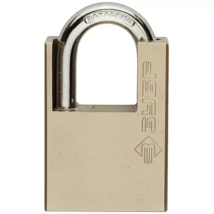 Замок навесной ЗУБР &quot;серия 223&quot; с защитой дужки, 40мм 4-37223-40 купить в Уфе