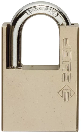 Замок навесной ЗУБР &quot;серия 223&quot; с защитой дужки, 40мм 4-37223-40 купить в Уфе