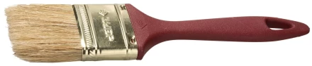 Кисть плоская ЗУБР &quot;УНИВЕРСАЛ-МАСТЕР&quot; &quot;КП-11&quot;, натуральная щетина, пластмассовая ручка, 38мм 4-01011-038 купить в Уфе
