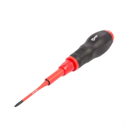 Диэлектрическая динамометрическая отвертка VDE КВТ НИО-3306 со сменными битами SLIM, 6 шт. (90952) купить в Уфе