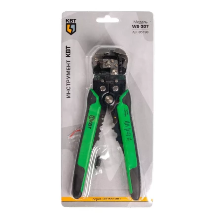 Автоматический многофункциональный стриппер КВТ WS-307 для снятия изоляции с проводов 0.2–6.0 мм (85198) купить в Уфе