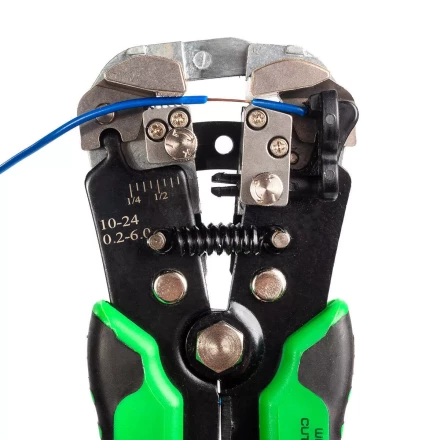 Автоматический многофункциональный стриппер КВТ WS-307 для снятия изоляции с проводов 0.2–6.0 мм (85198) купить в Уфе