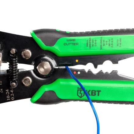 Автоматический многофункциональный стриппер КВТ WS-307 для снятия изоляции с проводов 0.2–6.0 мм (85198) купить в Уфе