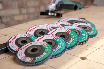 Круг Лепестковый Торцевой (КЛТ) HAMMER КЛТ 1 Ф125х22 Р80 213-009 купить в Уфе