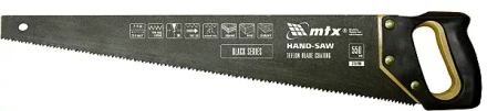 Ножовка по дереву,450 мм,7-8 TPI,зуб-3D,каленный зуб,тефл.покр. дер.рук-ка. MATRIX 23578 купить в Уфе
