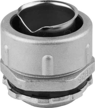 Муфта СВЕТОЗАР вводная металлич, с наружной резьбой, для металлорукава диаметром 25мм, IP54 60200-25 купить в Уфе