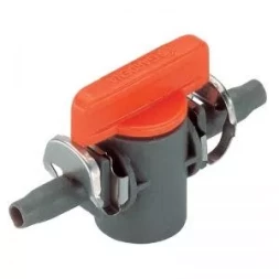 Кран запорный 4,6 мм (3/16”) 2 штук GARDENA