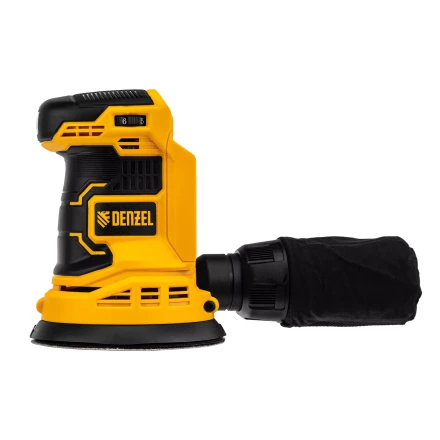 Машина шлифовальная эксцентриковая аккумуляторная COS-125-0, 18В Li-Ion Denzel 28471 купить в Уфе