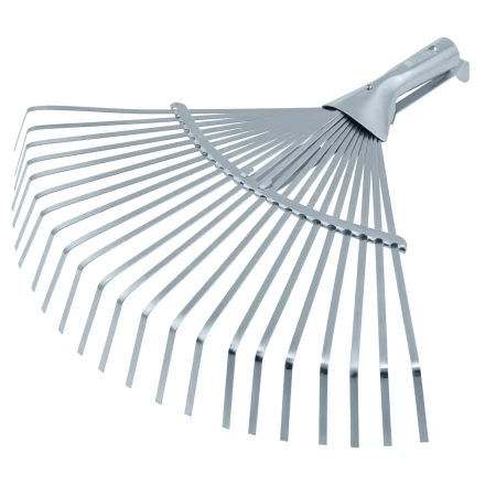 Грабли веерные стальные Palisad, 300 - 480 мм, 22 плоских зуба, оцинкованные,раздвижные, без черенка, 617675 купить в Уфе