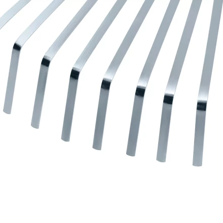 Грабли веерные стальные Palisad, 300 - 480 мм, 22 плоских зуба, оцинкованные,раздвижные, без черенка, 617675 купить в Уфе