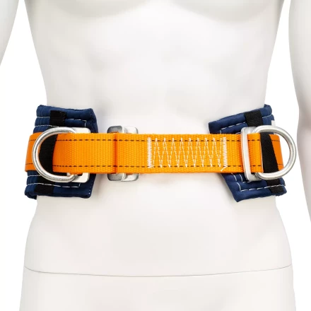 Удерживающая привязь безлямочная Сибртех 89505, модель УП I, прошитый высокий кушак купить в Уфе