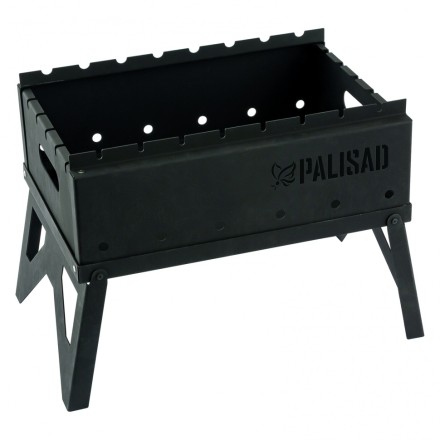 Мангал походный складной Camping Palisad 69667, 440 х 320 х 140/350 мм, сталь 1,2 мм, сумка в комплекте купить в Уфе