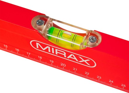 Уровень коробчатый MIRAX, 2 ампулы, крашеный, 1000мм 34602-100_z02 купить в Уфе